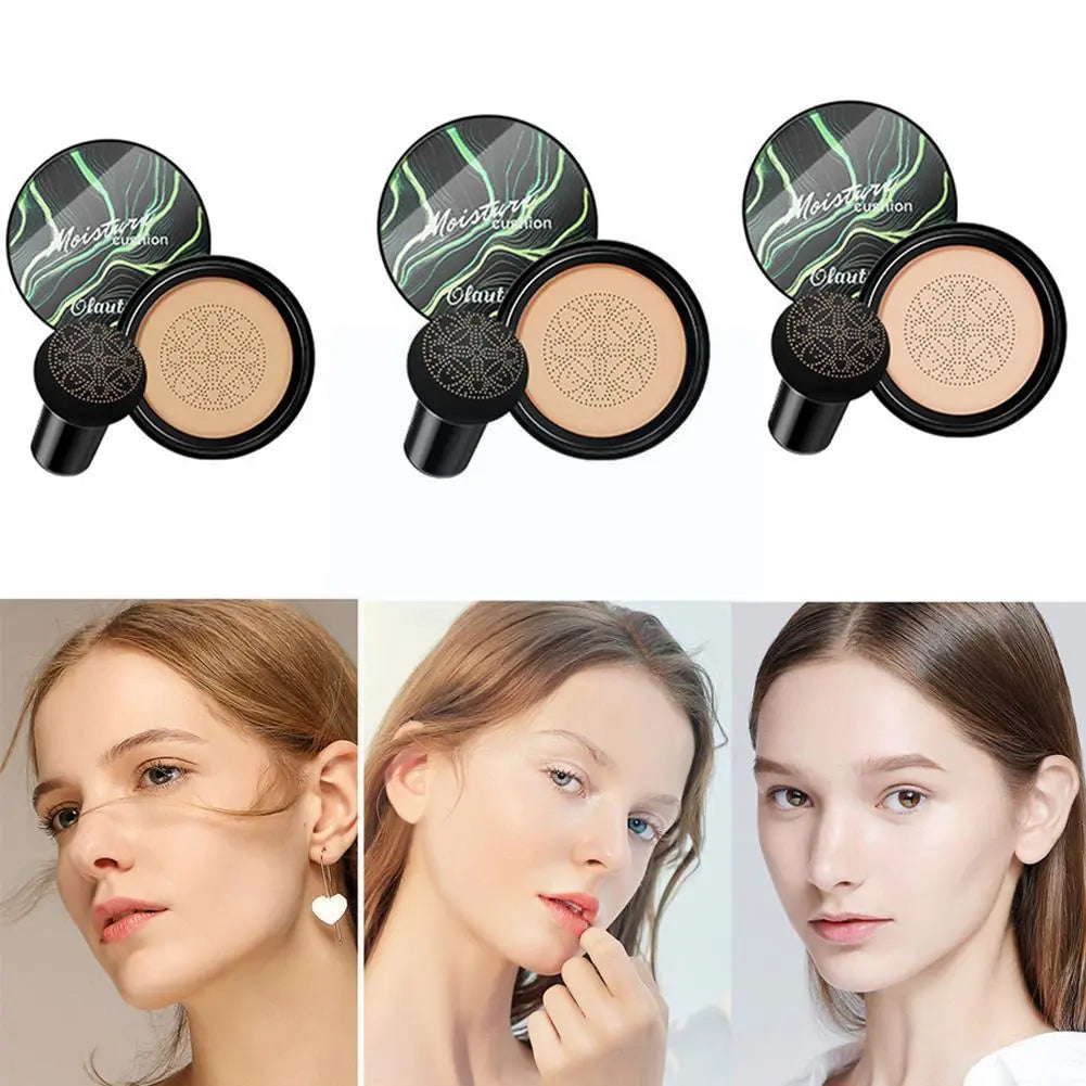 Mushroom Head Air Cushion CC Cream Foundation Concealer BB Coverage Long-lasting Isolation Natural Cream Makeup Beauty Make H5Q9