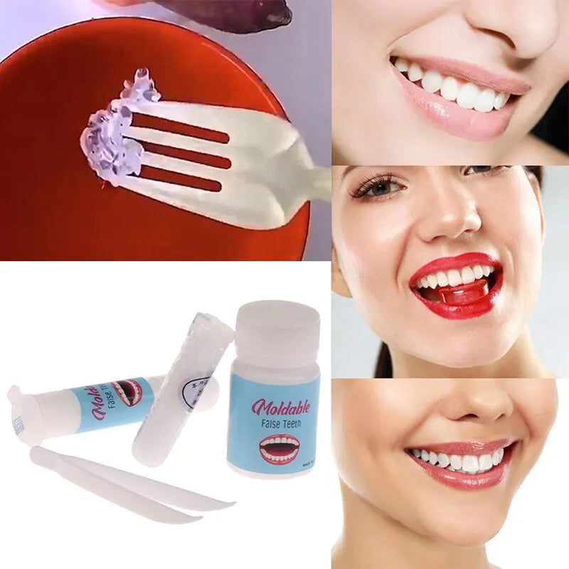 5g/10g/15g Dental Resin Shapeable Teeth Glue Makeup Dentures Modification Temporary Filling Teeth Repair Broken Teeth Tooth Gaps