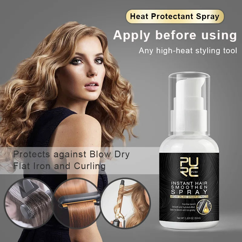 PURC Volumizing Leave-In Hair Mist Improve Frizz Smoothing Treatment Lotion Drape Smoothing Fragrance Spray hair care