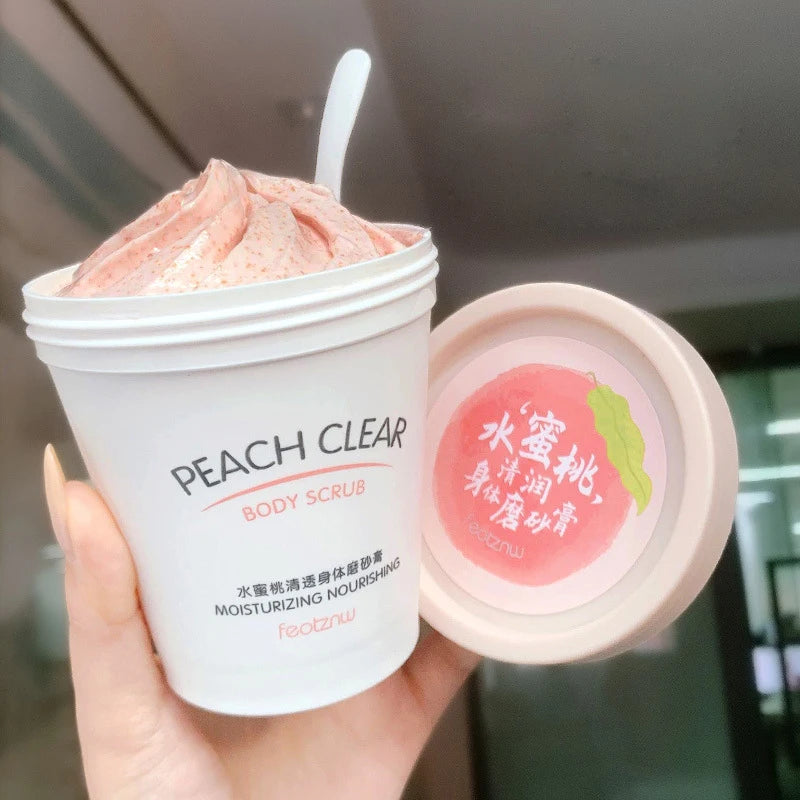 Peach Mango Kiwi Grape Fruity Body Scrub Cream Face Scrub Cleansing Skin Whitening Go Cutin Dead Skin Moisturizing Body Care