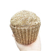 Designer Brand Luxury Crystal Evening Bag Fashion Cupcake Diamond Clutch Soiree Purse Women Wedding Bride Cake Handbags  SC515