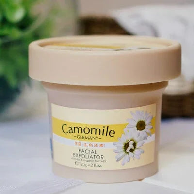 Natural Orgonic Germany Camomile Extract Bodyexfoliating Deep Cleansing Facial Gel Scrub/go Cutin Face Exfoliating Cream