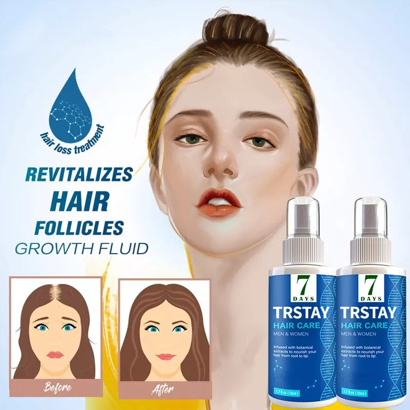 TRSTAY Hair Growth Spray Ginger Hair Grow Hair Essential Oil Treatment Preventing Hair Loss Spray Hair-restorer