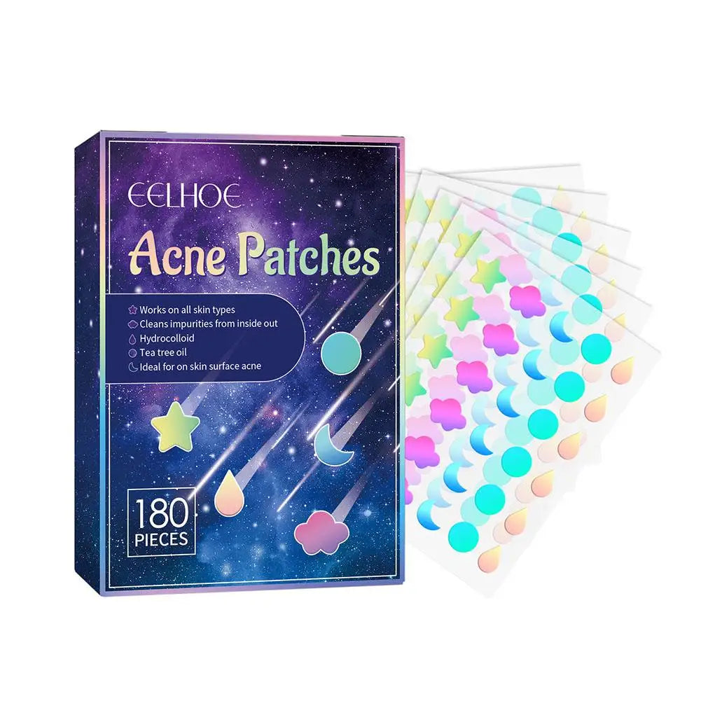 Colorful Acne Patch 180 Pills  Salicylic Acid  Tea Tree Oil  Acne  Hydrogel Patch acne care patch