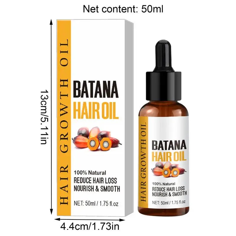 Batana Oil For Hair 50ml, Strengthen Essence Moisturizing Conditioner Hair Shine Oil Repair Damaged Hair