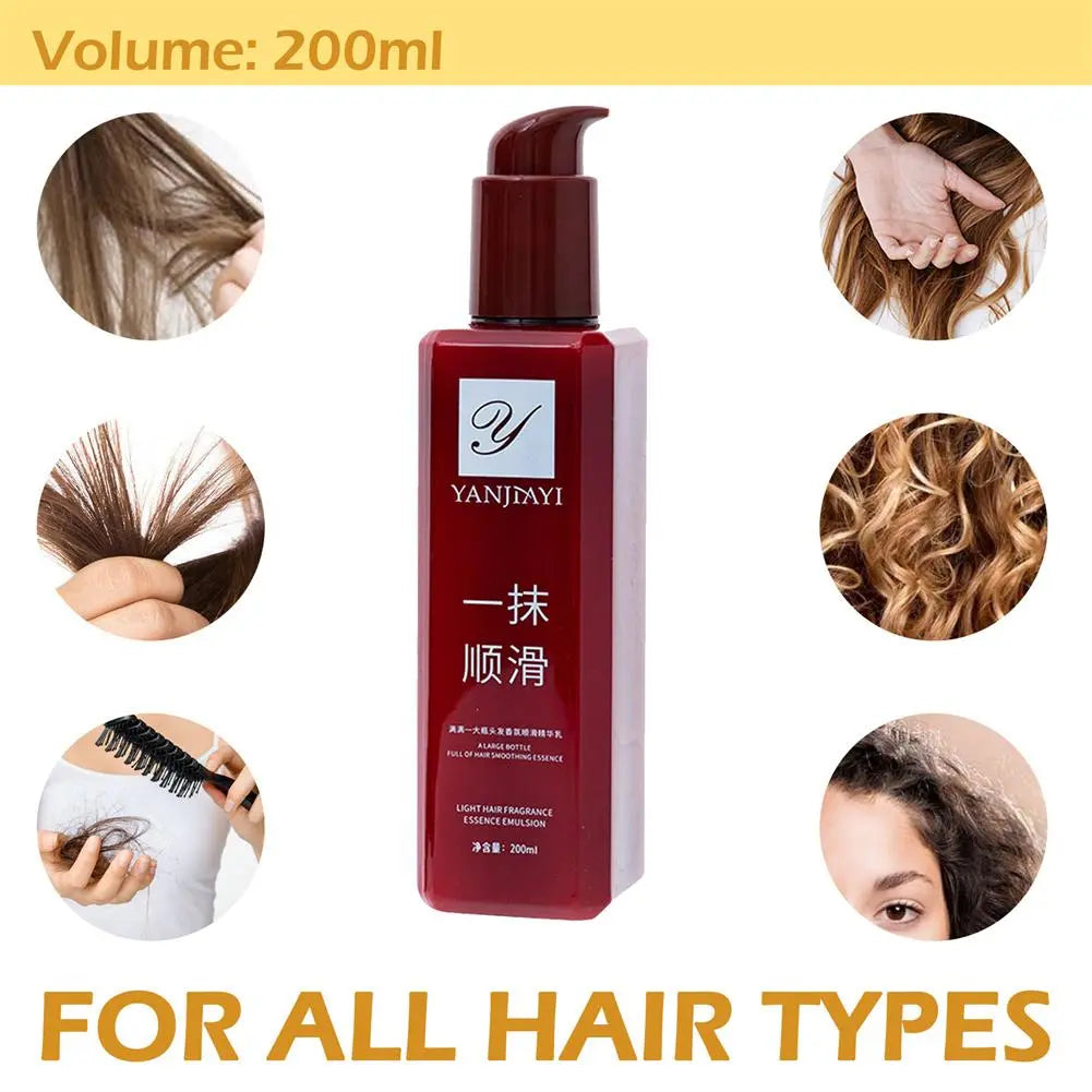 200ml yanjiayi Hair Conditioner Leave-in Conditioner Smoothing Magical Hair Care Product Repair Damaged Frizzy Hair For Women