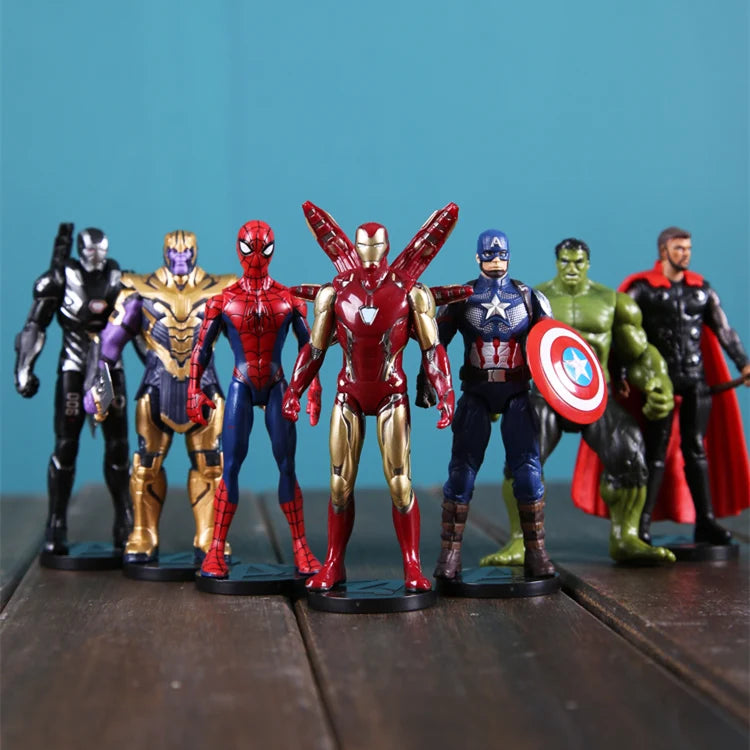 Disney ZD Original Marvel legends The Avengers Iron Man Spider Man Thor Captain America Thanos Hulk War Machine Action Figures