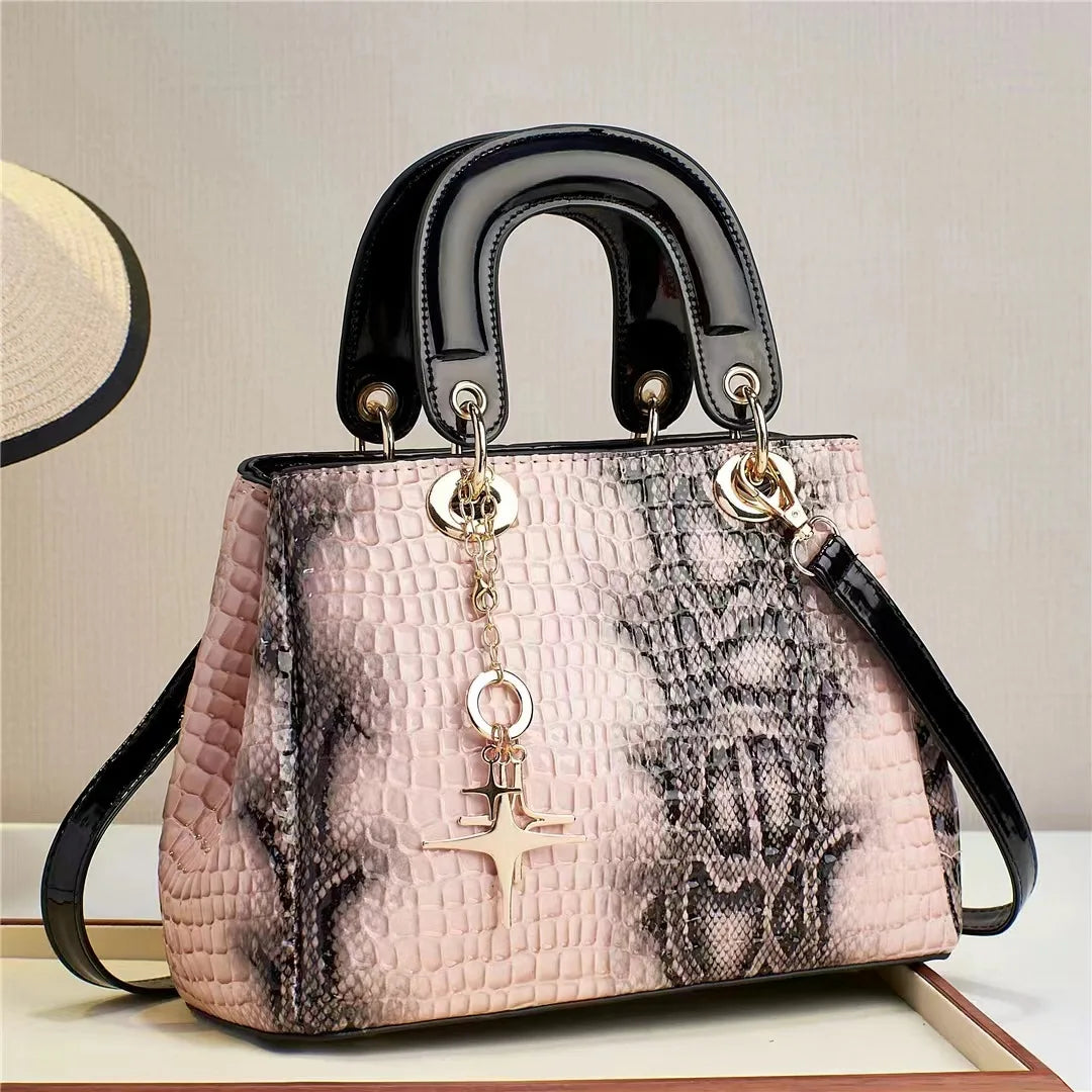 High Quality Leather Women Handbag Brand Designer Wedding Messenger Bags for Lady Shoulder Bags Female Big Totes Office Bag