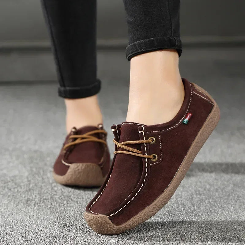 Women Flats Fashion Casual Sneakers  Autumn New Comfortable Female Casual Walking Footwear Fashion Large Size Loafers Shoes