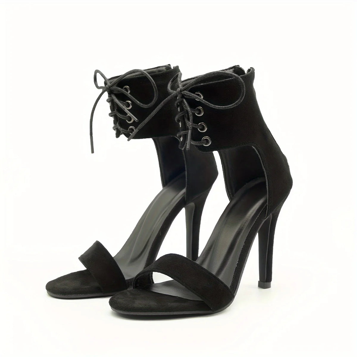 Women's High Heel Sandals 2024 New Lace-up Thin Heel Outdoor Fashion Banquet Women's Shoes Stripper Exotic Dance Wear