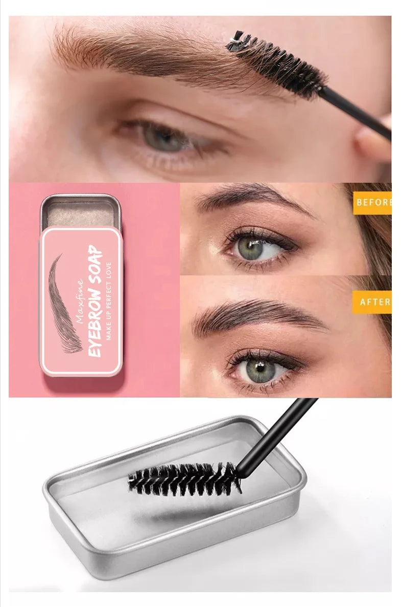 The Brow Glue Extreme Hold Eyebrow Setting Gel, 16 Hour Hold, Vegan Formula, Natural Finish