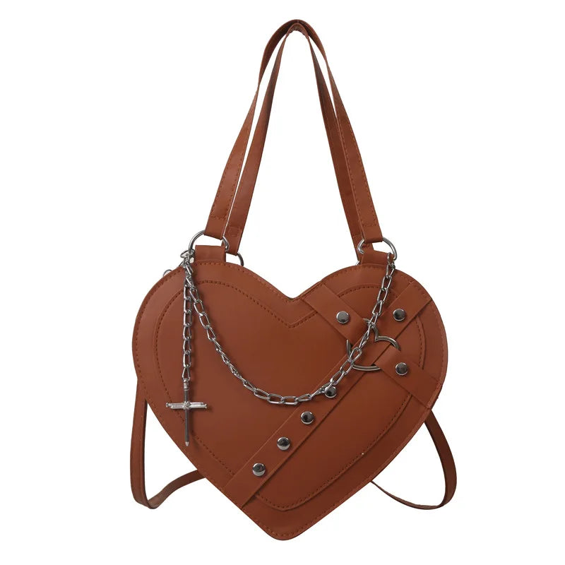 Korean Cute Niche Design Foreign Gas Crossbody Bag Handbag Winter New Trend Love Shoulder Bag One Shoulder Diagonal Shoulder Bag