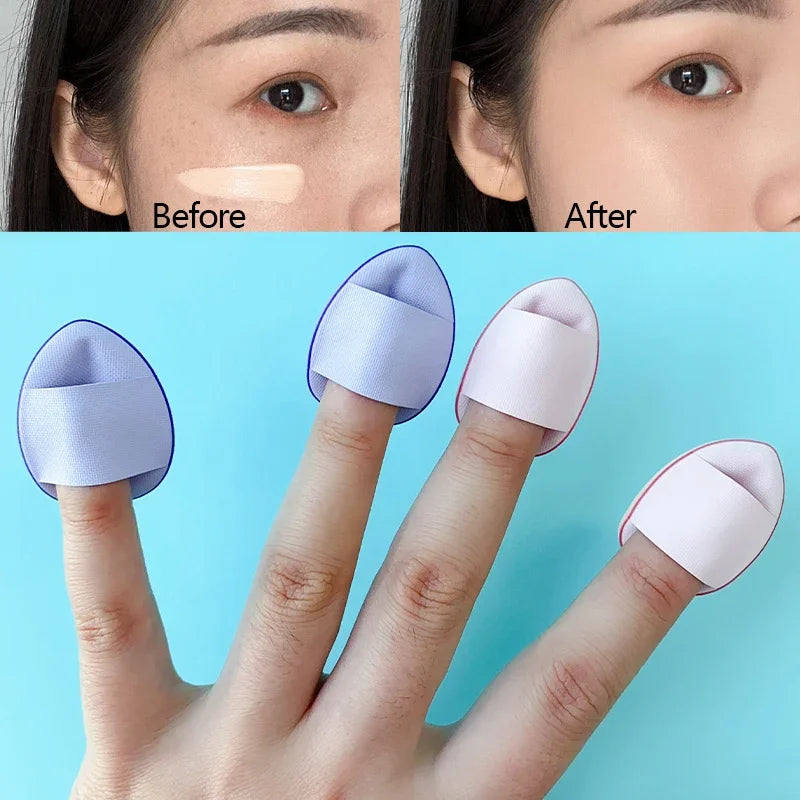 15Pcs/Set Makeup Sponge Kit Velvet Triangle Egg Finger Blending Applicator Puff Liquid Cream Powder Air Cushion Cosmetic Tool