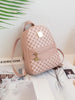 Checkered Pattern Shoulder Backpack Large Capacity Handbag Crossbody Cell Phone Square Bag for Women