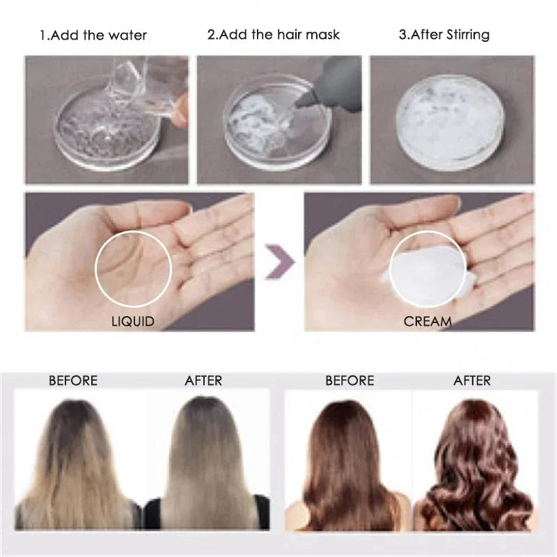 20 pcs/box 8 Seconds Salon Hair Mask Masil Hair Restoration Premium Treatments Keratin Repairing Supple Hydration Hair Care Mask