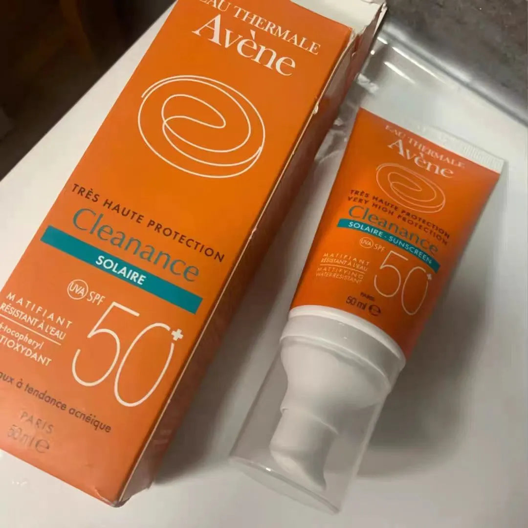 Original 50ml Avene Face Suncreen Refreshing Double Care Oil and Acne Control Sunscreen 50ml SPF50+PA++ for Oil Acne Skin