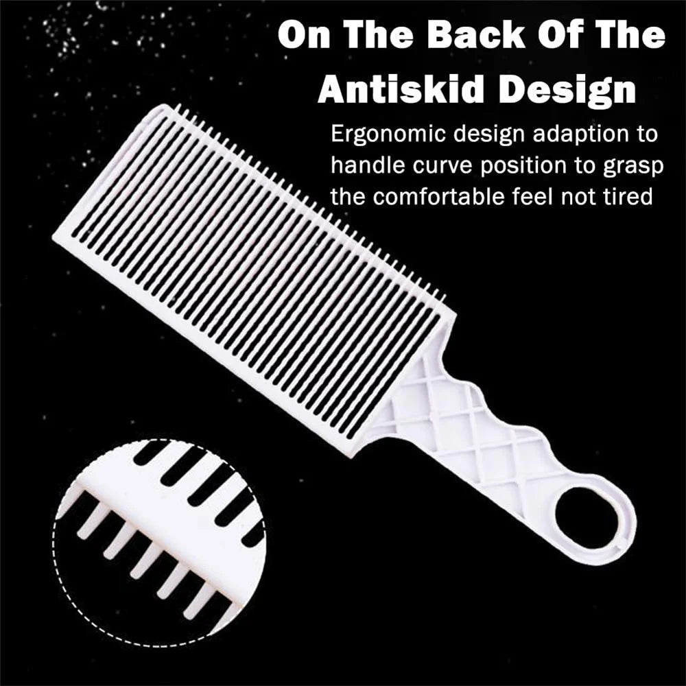 Fading Comb Professional Barber Clipper Blending Flat Top Hair Cutting Comb For Men Heat Resistant Fade Comb Salon Styling Tools