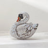 Alizekerr Swan Shaped Diamond Evening Bags New Gorgeous Sparkling Rhinestone Metallic Clutch Purses And Handbags Wedding Party