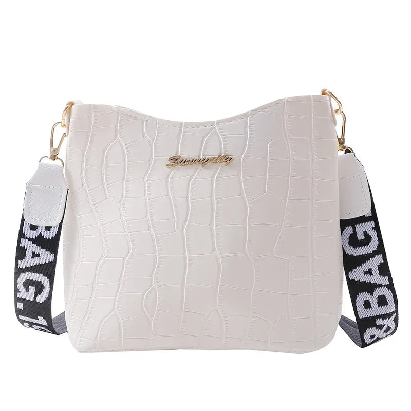 Women Messenger Bags Crocodile Pu Leather Female Crossbody Shoulder Hand Bags For Women Ladies Handbags