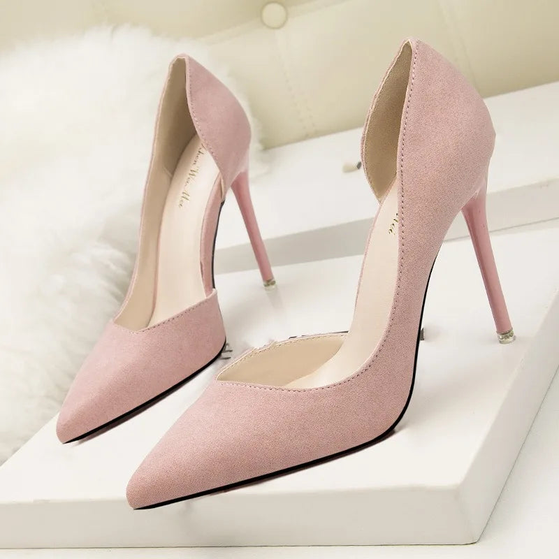 Women's Sexy High Heel Pumps Slip-on Stiletto Wedding Party Shoes