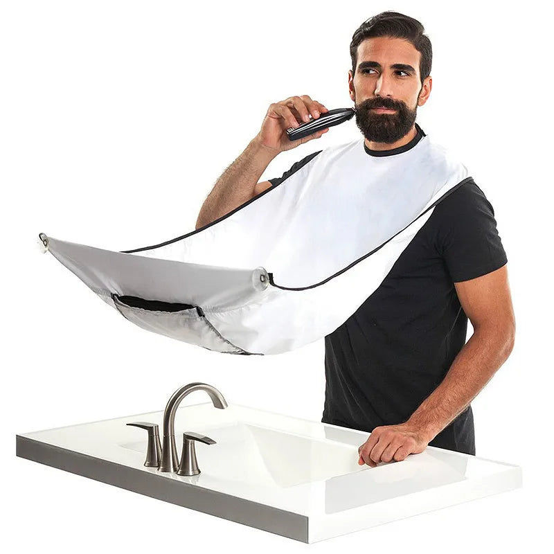 Men's Bathroom Shaving Aprons Beard Shaving Apron Care Bib Face Shaved Hair Adult Bibs Shaver Cleaning Hairdresser