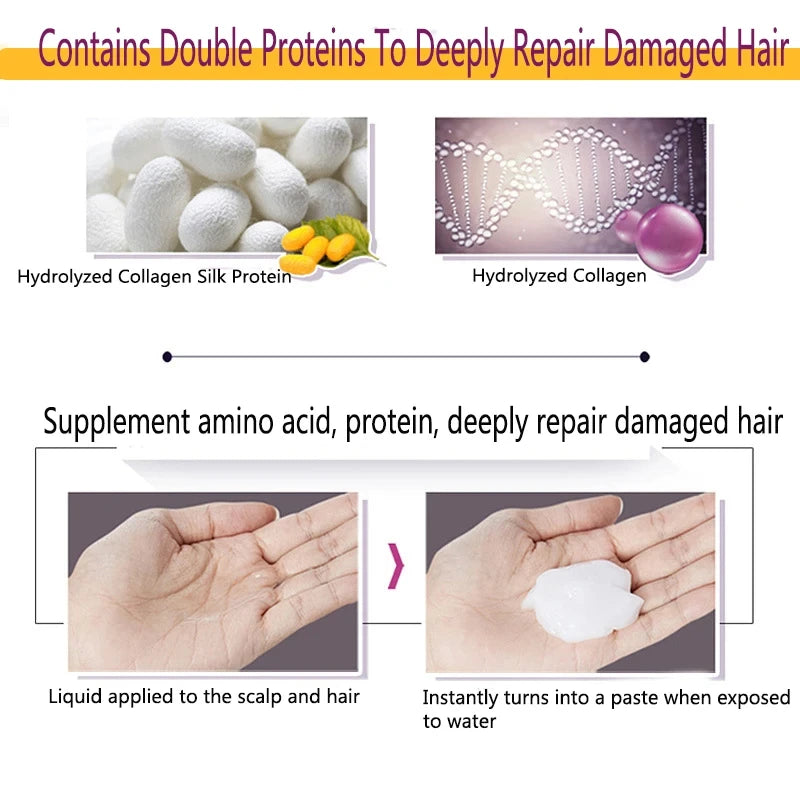 20 pcs/box 8 Seconds Salon Hair Mask Masil Hair Restoration Premium Treatments Keratin Repairing Supple Hydration Hair Care Mask