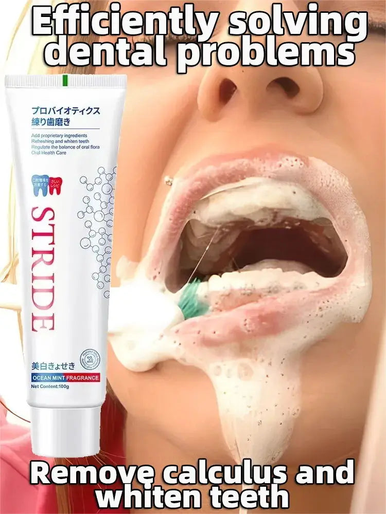 STRIDE Whitening Toothpaste Periodontitis Cleaning Toothpaste Refreshing Bad Breath Mouth Odour Dental Calculus Sensitive Teeth