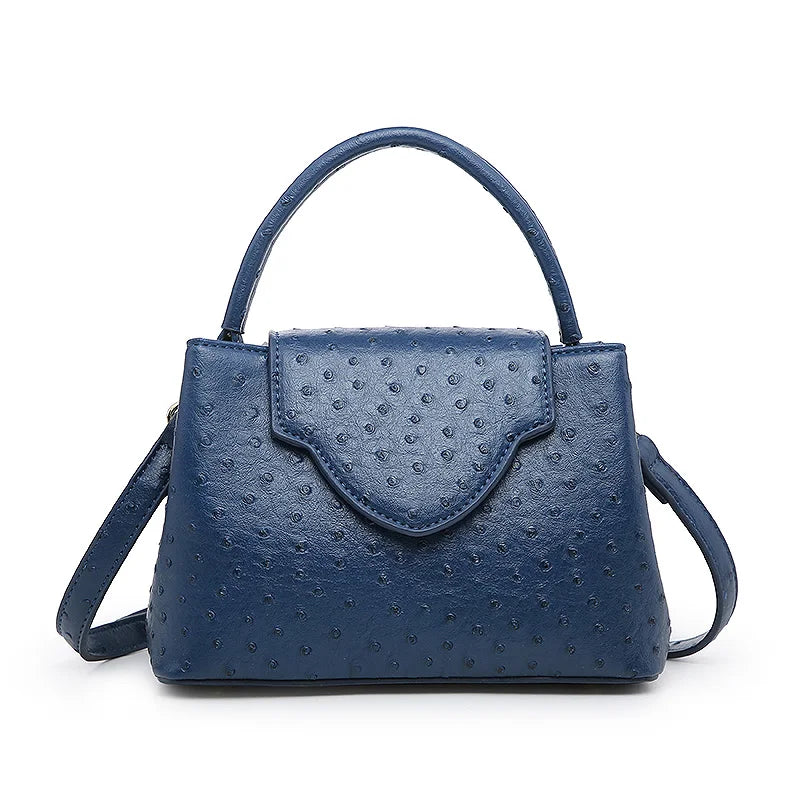 2023 Fashion New Snake Handbag Luxury Brand Design Women Loved Shoulder Tote Bag Ostrich Leather Pouch