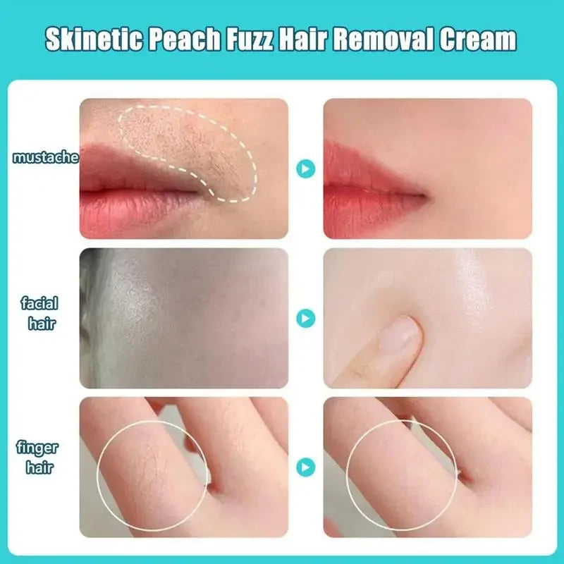 100ml Hair Removal Facial Gentle Soothing Hair Removing Ointment Sensitive Depilatory Cream Long-lasting And Silky Hair Removal