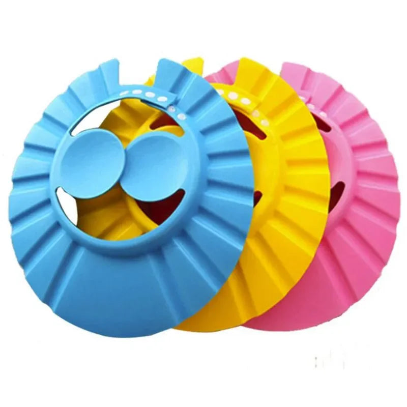 Safe Shampoo Shower Bathing Bath Protect Eva Soft Cap Hat for Baby Wash Hair Bebes Children Bathing Shower Cap Hat Kids