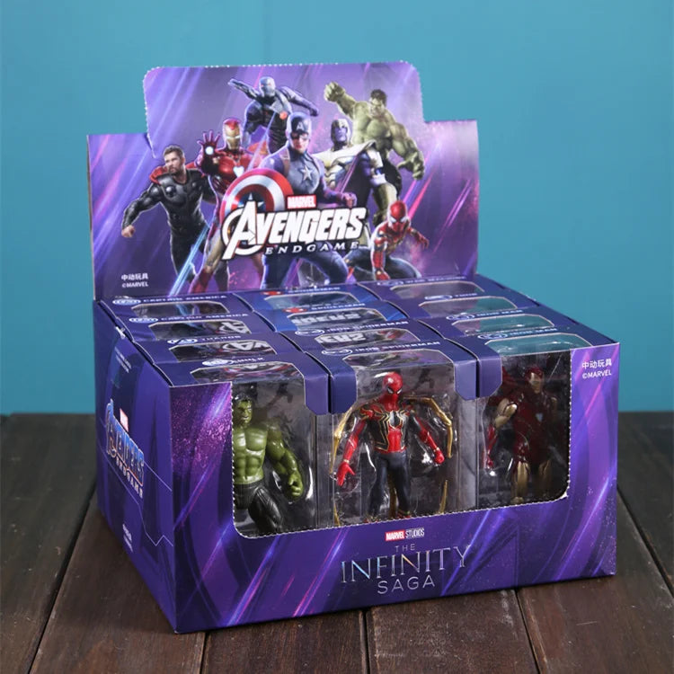 Disney ZD Original Marvel legends The Avengers Iron Man Spider Man Thor Captain America Thanos Hulk War Machine Action Figures