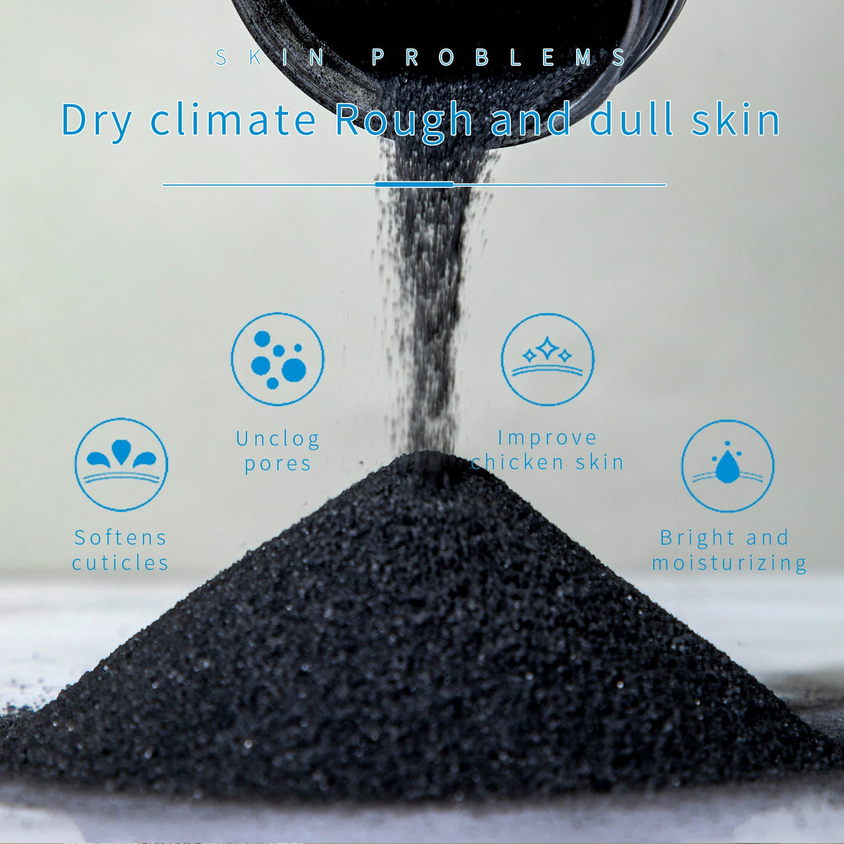 Activated Charcoal Body Scrubs Exfoliating and Whitening Cream Deeply Cleanses Nourishes Skin La Roche Posay мочалка для тела