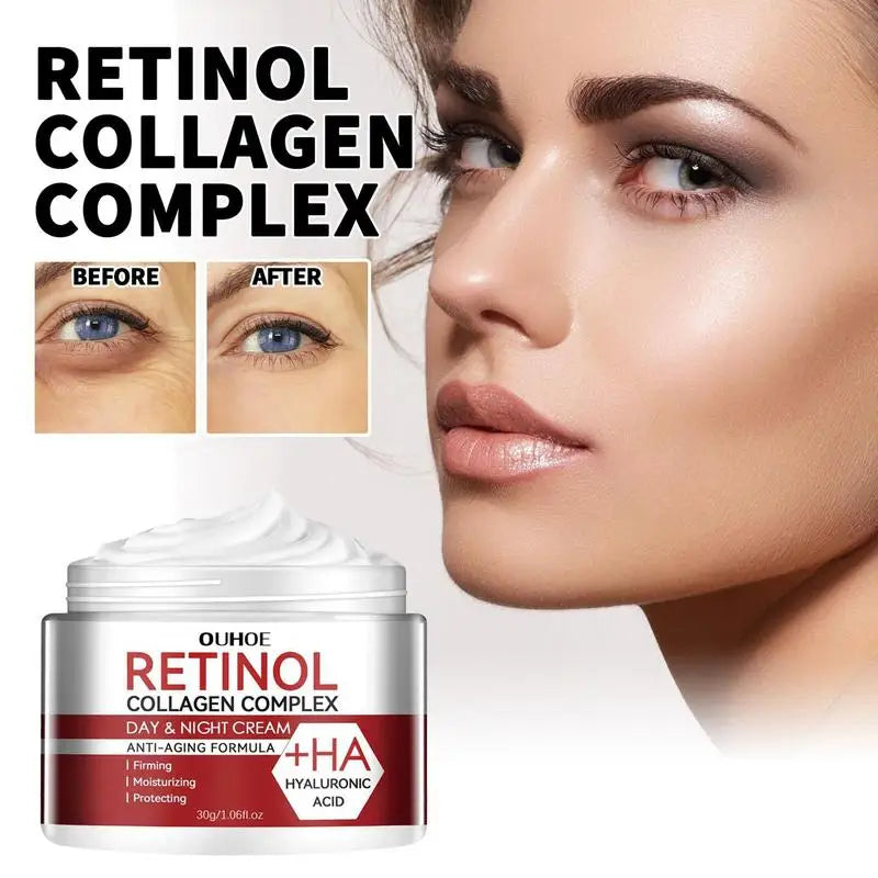 Retinol Face Moisturizer Moisturizing Retinol Cream Anti-Wrinkle Aging Moisturizing Shrink Pores Whitening Smooth Retinol