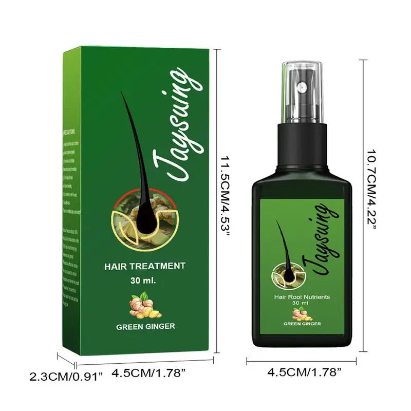 Hairrebirth Herbal Spray Regrowth Nourishing Ginger Oil Serum Promote Quickly Grow Thick Hair Growth Products For Men For Women