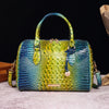 Ombre Crocodile Embossed Boston