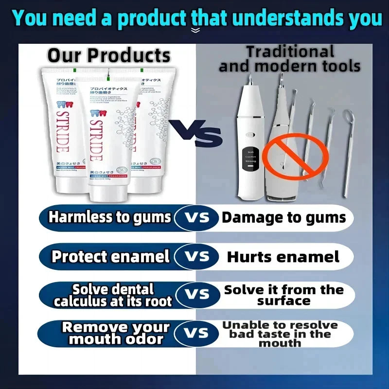 Whitening Teeth Toothpaste Dental Calculus Remover Plaque Remover Fresh Breath Brightening Preventing Periodontitis Dental Care
