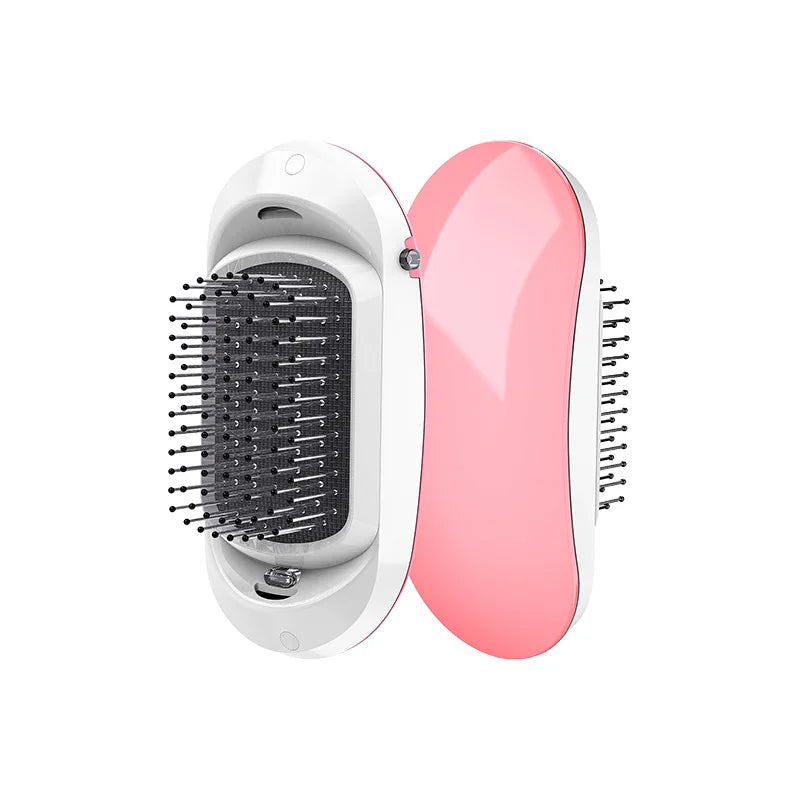 2023 Anti-static Ionic Hair Brush Negative Scalp Massager Protable Vibration Comb Smoomthing Comb Electric Hair Ionic Brush