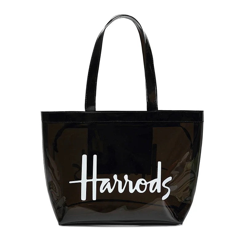 PVC Waterproof Eco Friendly Shopper Bags Women Large Capacity Shopping Totes Stylish Jelly Reusable Shoulder Bags Female Handbag