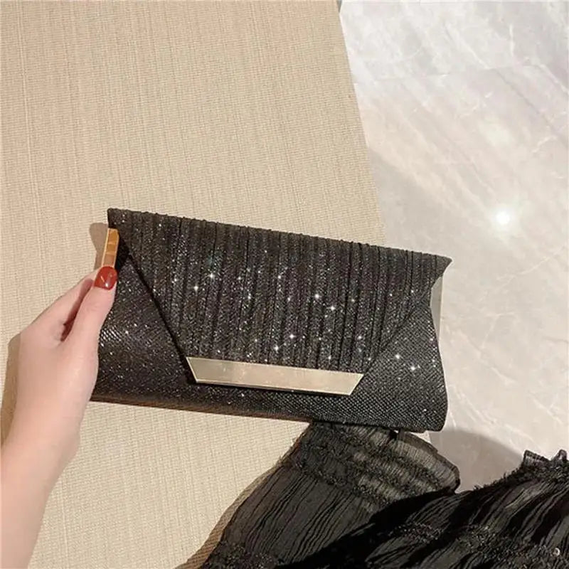Popular Women Exquisite Evening Bag Party Banquet Glitter Purse Lady Elegant Wedding Clutches Handbag Female