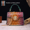 Dinner Handbag Crocodile Pattern Colorful Shaped Small Bag Mini Compact and Cute,Tiny,Wallet, Smaller