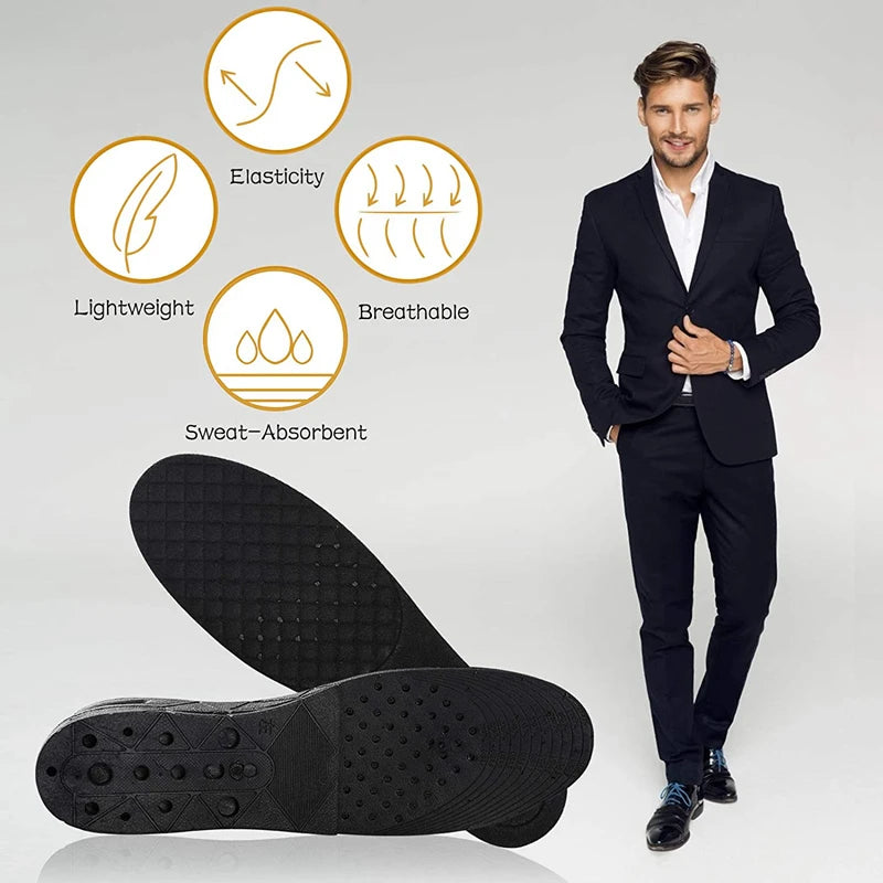 Height Increase Insoles Air Cushion Elevator Shoe Insole Lifts Kits Inserts for Men Women Taller Insoles 3-9cm Variable Height