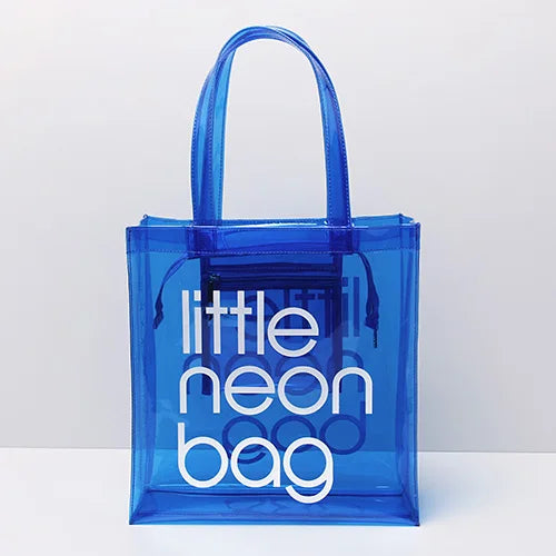 PVC Waterproof Eco Friendly Shopper Bags Women Large Capacity Shopping Totes Stylish Jelly Reusable Shoulder Bags Female Handbag