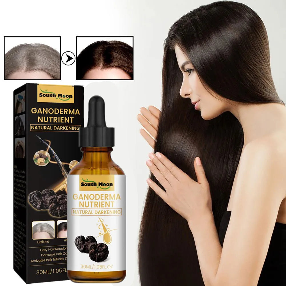 30ml Gray White Hair Treatment Serum Liquid White To Women Black Hair Loss Anti Product Men Nourish Color Natural Repair Ca Z4T8