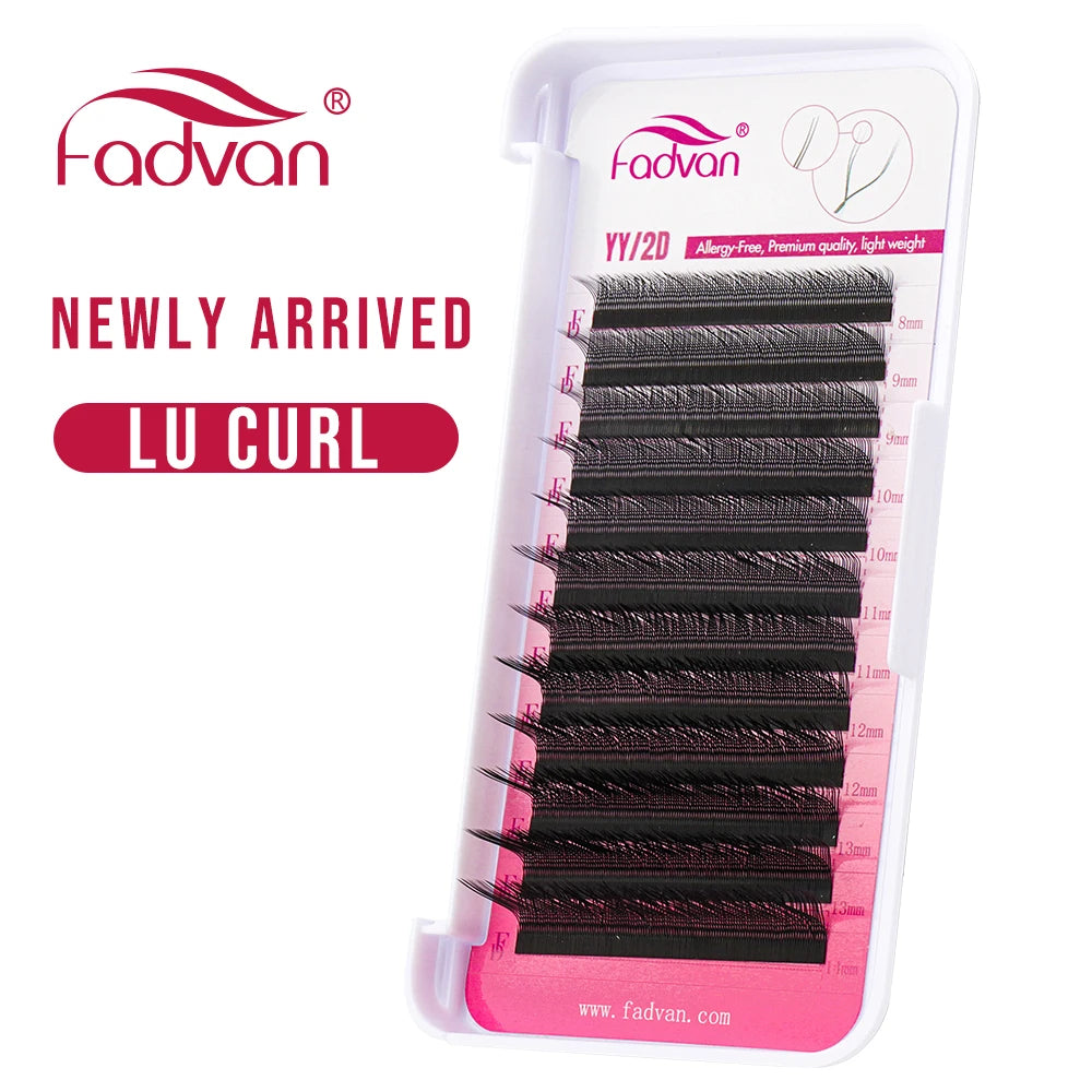 FADVAN YY Shape Lashes 2D/3D 0.05/0.07 Faux Mink C/D/L 8-15mm Natural Soft Brazilian Eyelash Premade Volume Fan Lashes Extension