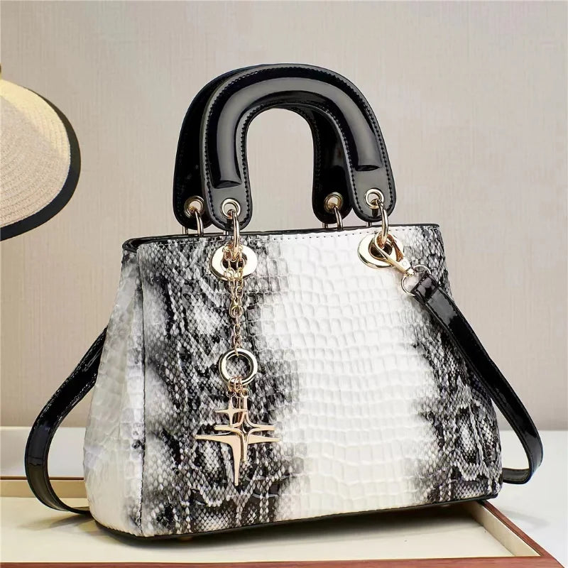 High Quality Leather Women Handbag Brand Designer Wedding Messenger Bags for Lady Shoulder Bags Female Big Totes Office Bag