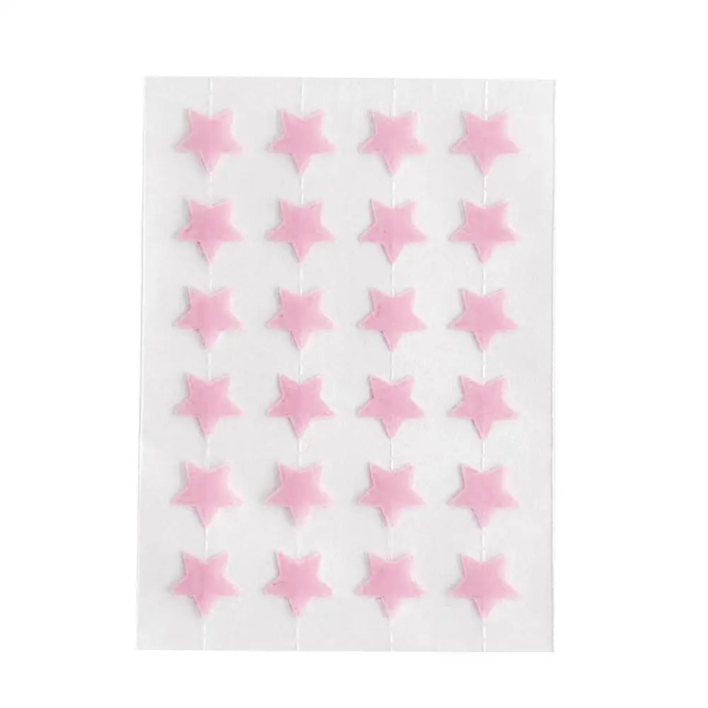 24pcs Star Pimple Patch Stickers Dazzling Colorful Face Acne Removal Skin Spot Sticker Beauty Face Care Care Makeup Tool