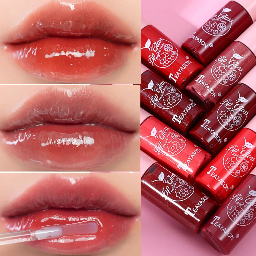 Jelly Lipsticks Lip Gloss Moisturizing Sexy Plumper Long Lasting Shiny Lips Tint Makeup Jelly Lip Stick Glaze Lipstick Cosmetics