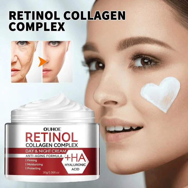 Retinol Face Moisturizer Moisturizing Retinol Cream Anti-Wrinkle Aging Moisturizing Shrink Pores Whitening Smooth Retinol