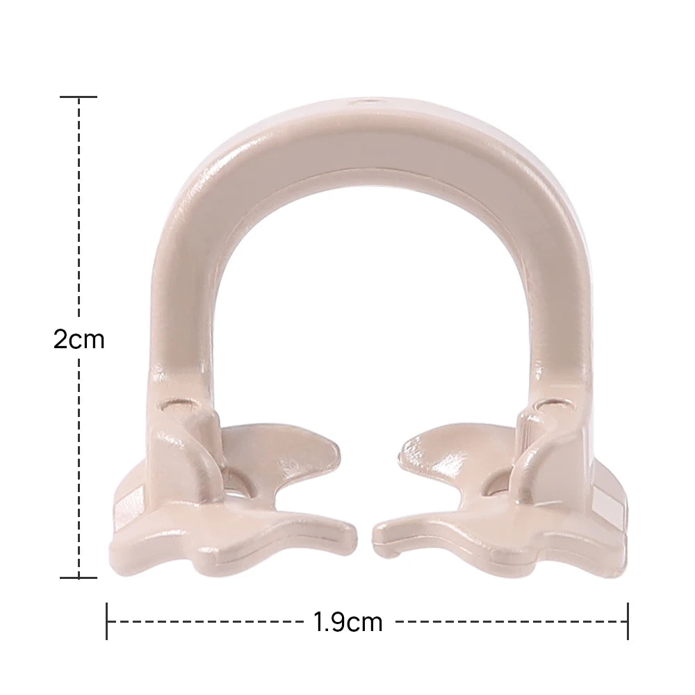 AZDENT 4PCS Dental Rubber Dam Clamps Dam Rubber Barrier Clip Resin Materials Autoclavable 134℃ Dentist Tools Dental Lab Tool