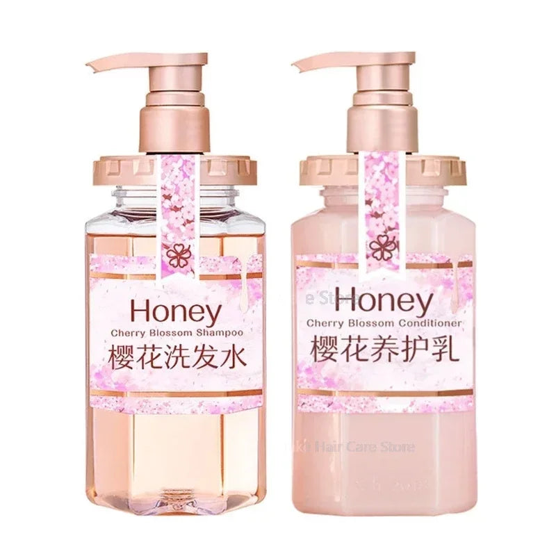 Anti-dandruff Anti-itch Refreshing Shampoo Cherry Blossom Amino Acid Shampoo Long-lasting Fragrances Shampoo Clean Scalp Beauty